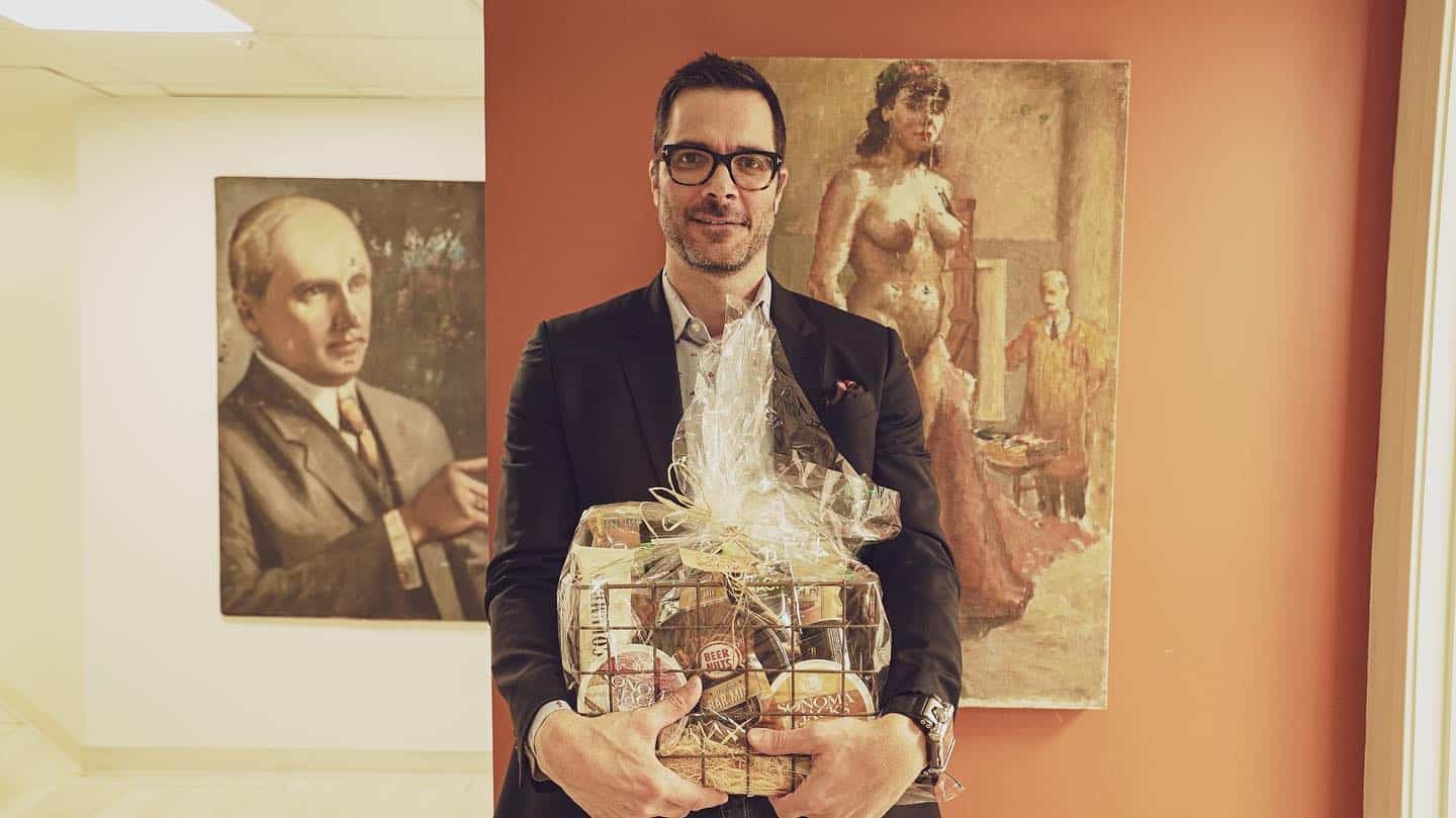 Dr. Neavin in consultation